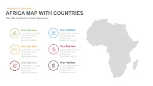 Africa Map with Countries Template for PowerPoint & Keynote