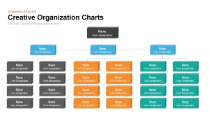 Creative Organization Chart Template for PowerPoint & Keynote