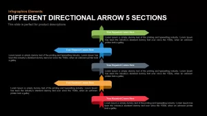 Different Directional Arrow Powerpoint Template and Keynote