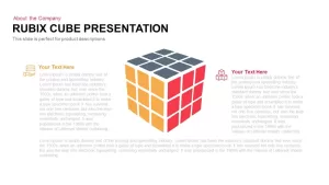 Rubik’s Cube PowerPoint Presentation Template and Keynote Slide