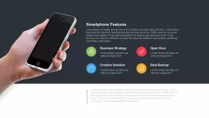 Smartphone features PowerPoint template
