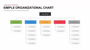 Simple Organizational Chart PowerPoint Template