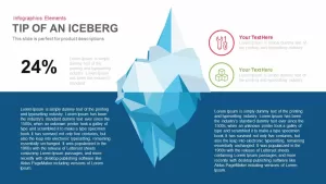 Tip of the Iceberg PowerPoint Template and Keynote Slide
