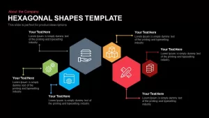 Hexagon Shape Template for PowerPoint and Keynote Slide