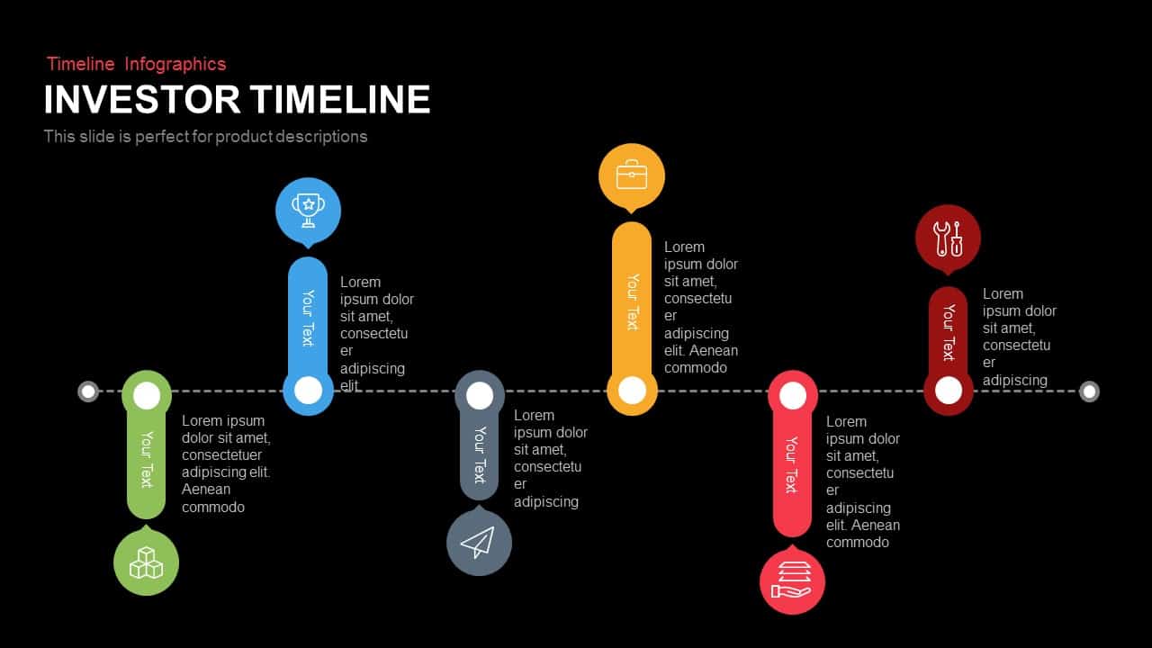 Investor Timeline Powerpoint Keynote template
