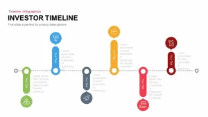 Investor Timeline PowerPoint Template and Keynote Slide