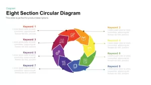 Section Circular Diagram PowerPoint Template and Keynote