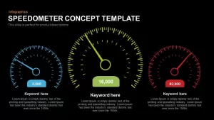Speedometer Concept PowerPoint Template and Keynote Slide
