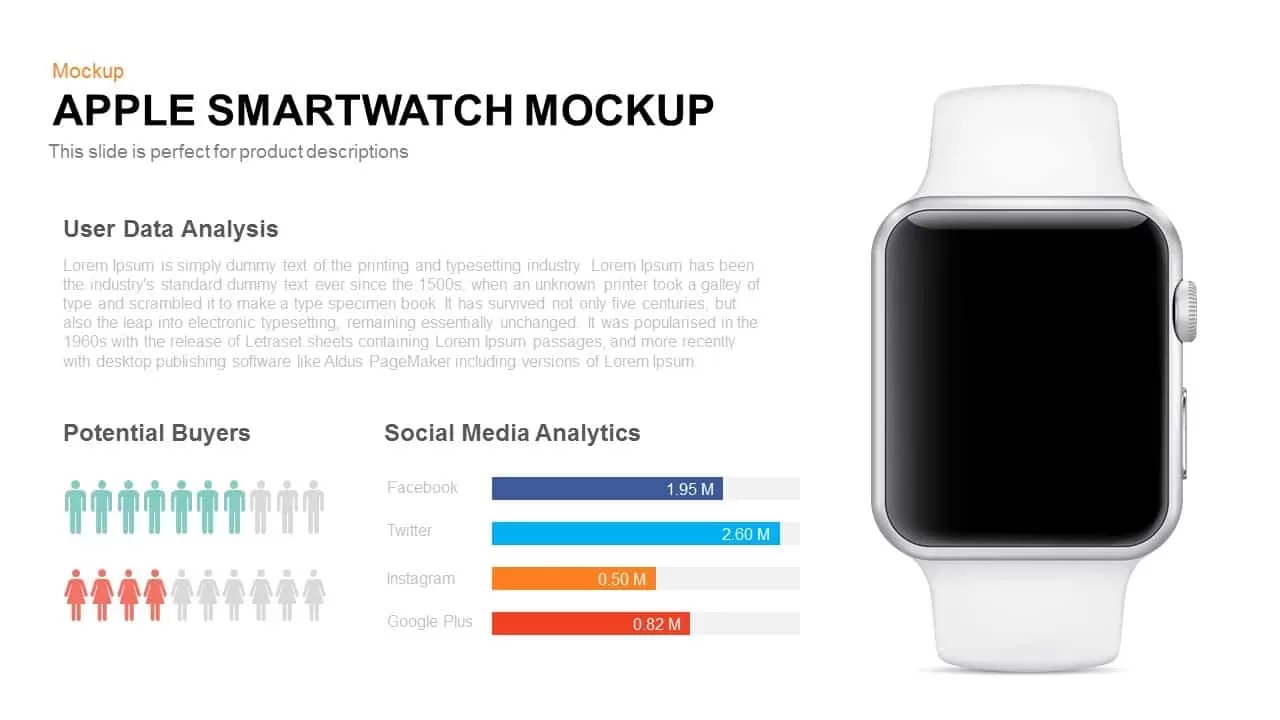 Apple smartwatch mockup template