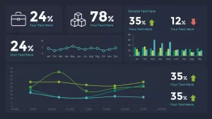 sales dashboard PowerPoint template and keynote