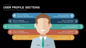 User Profile Sections PowerPoint Template and Keynote