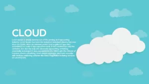 Metaphor Cloud PowerPoint Template and Keynote Slide