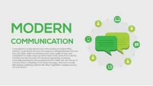 Modern Communication PowerPoint and Keynote Template