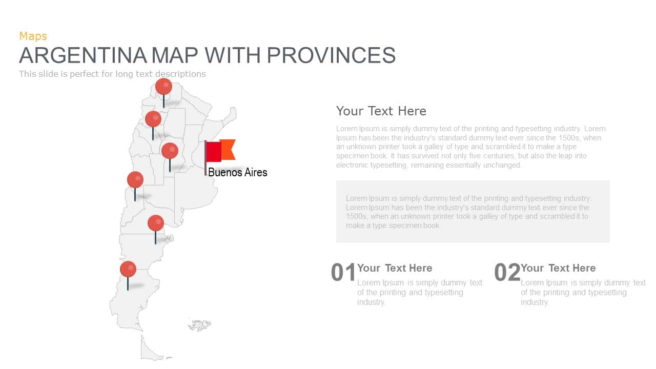 Argentina Map With Provinces