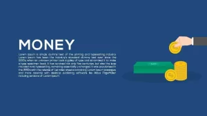 money PowerPoint template and Keynote