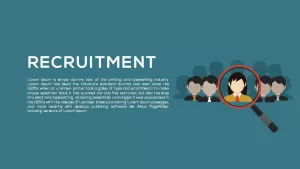 recruitment powerpoint template and metaphor keynote template