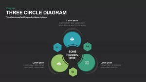 3 Circle Diagram Powerpoint and Keynote template