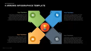 4 Arrows PowerPoint Infographics Template and Keynote