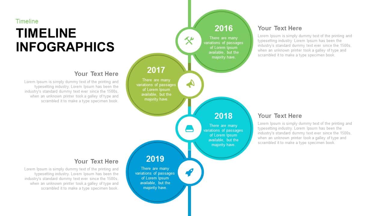 Timeline Infographics Powerpoint and Keynote template