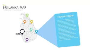Sri Lanka Map Powerpoint and Keynote template