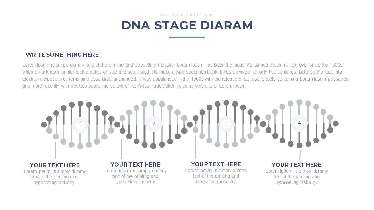 Data Stage Diagram PowerPoint Template Free