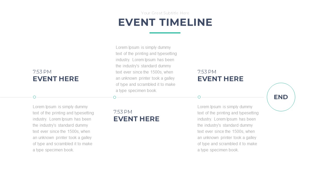 Free Event Timeline PowerPoint Template2