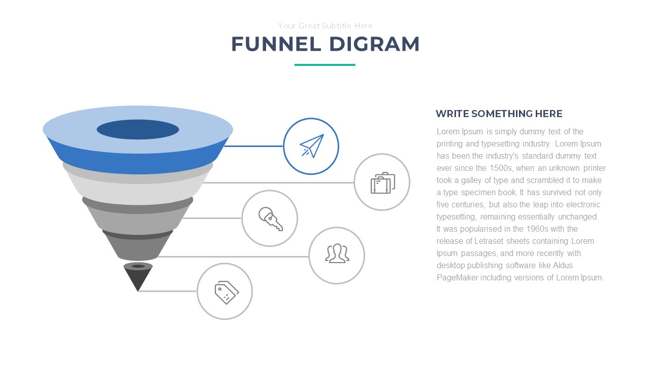Funnel Diagram PowerPoint Template Free