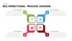 Multi Directional Flow Diagram PowerPoint Template and Keynote