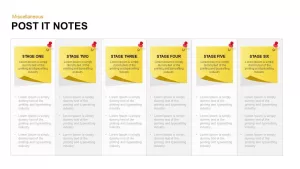 post it notes powerpoint template