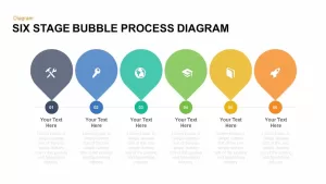 Free 6 Stage Bubble Diagram PowerPoint Template and Keynote