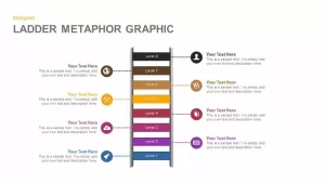 Ladder Metaphor Graphic PowerPoint Template and Keynote