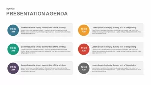 Agenda Template for PowerPoint Presentation