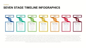 7 Stage Timeline Infographic PowerPoint Template and Keynote Slide
