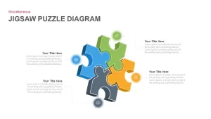 Jigsaw Puzzle Diagram PowerPoint Template