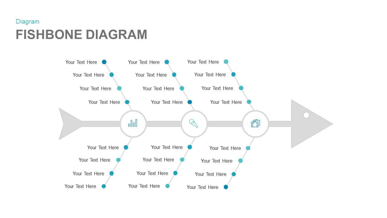 Fishbone Diagram Keynote and PowerPoint template