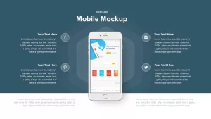 Mobile mockup PowerPoint template and keynote 