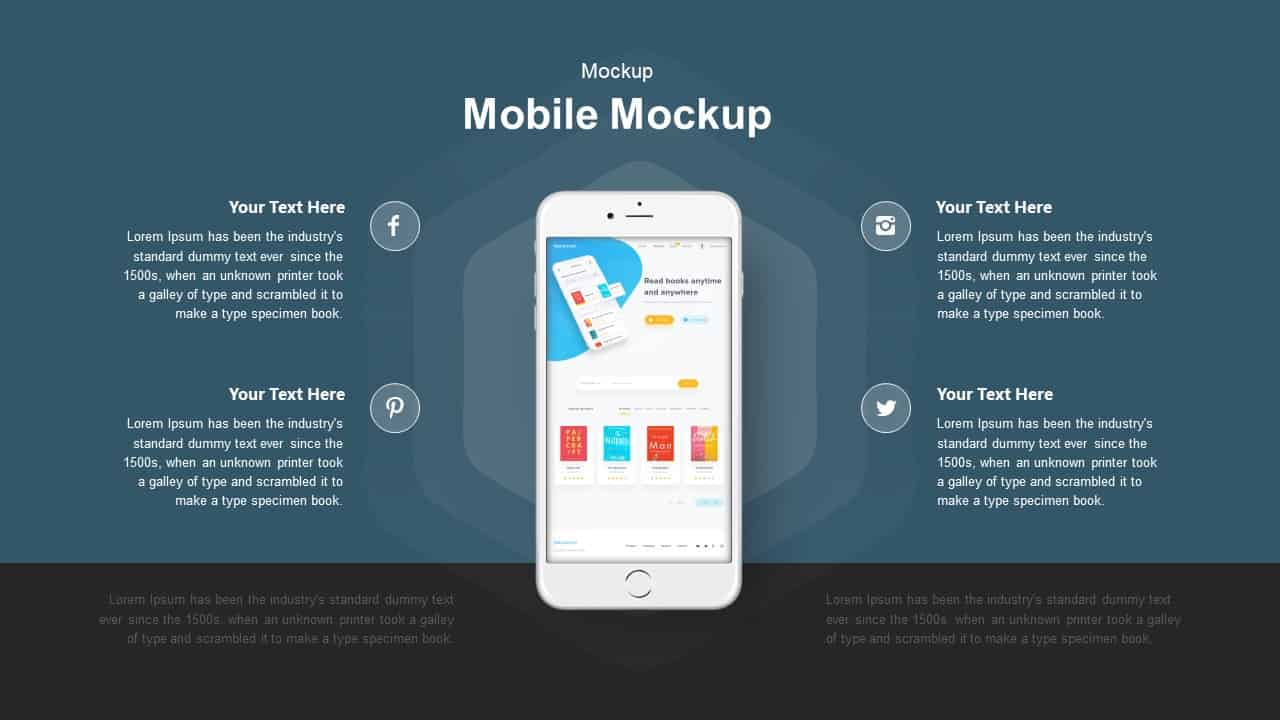 Mobile Mockup Powerpoint template