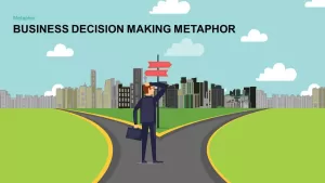 Metaphor Business Decision Making PowerPoint template and Keynote template