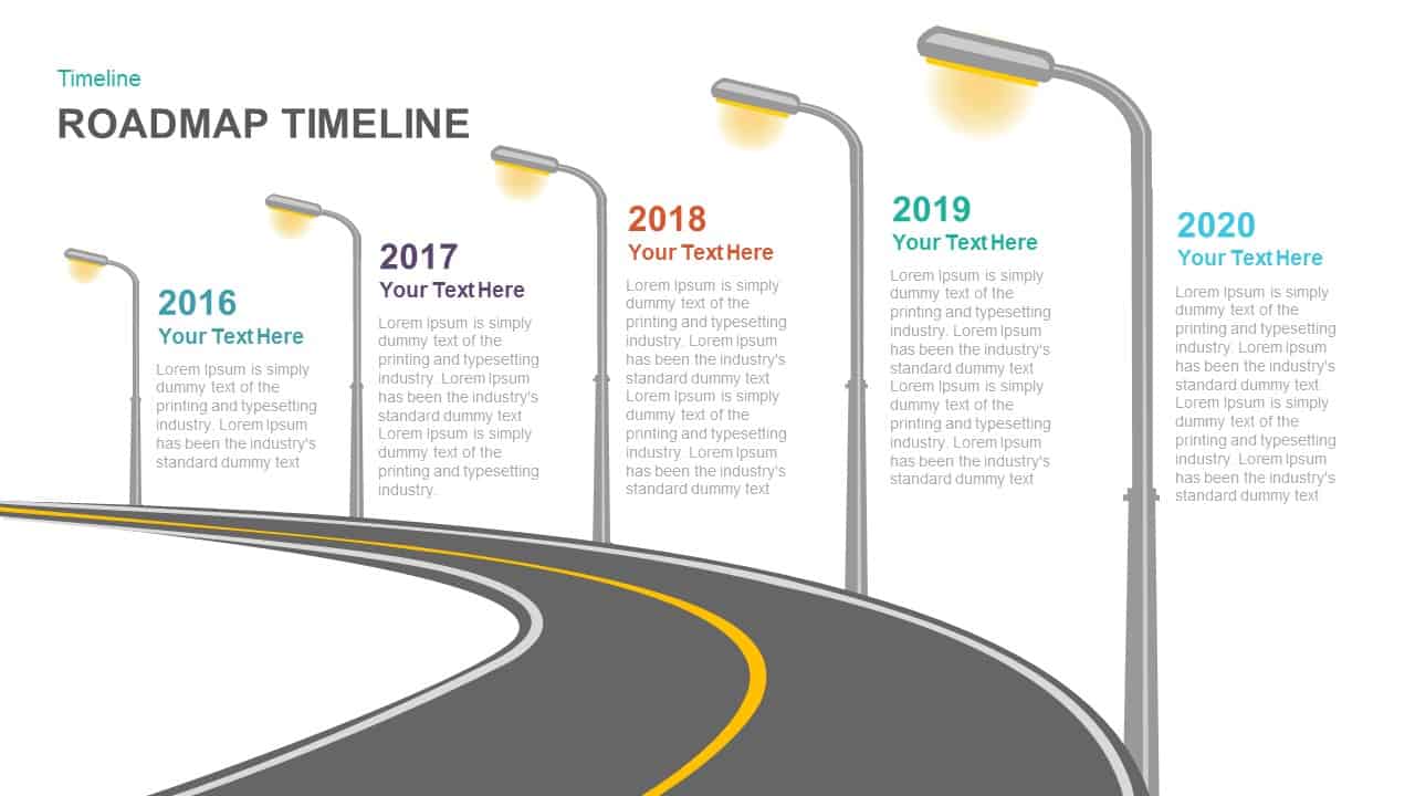 Roadmap Timeline PowerPoint template