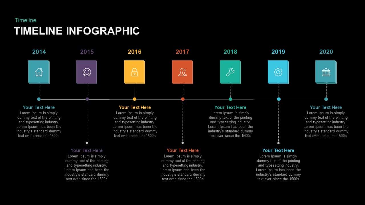 Timeline Infographic template