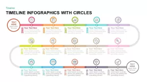 Animated Infographic Circular Timeline PowerPoint Template