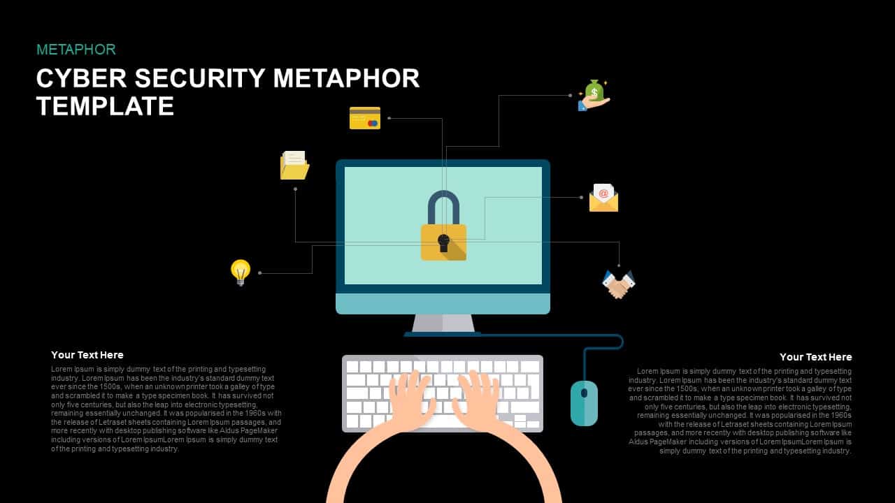 Metaphor Cyber Security PowerPoint Template