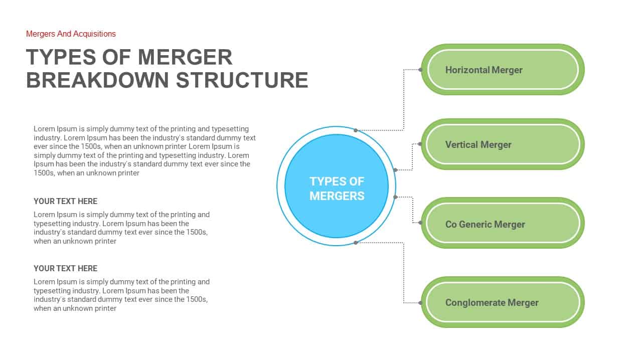 Merger and Acquisition ppt PowerPoint Template
