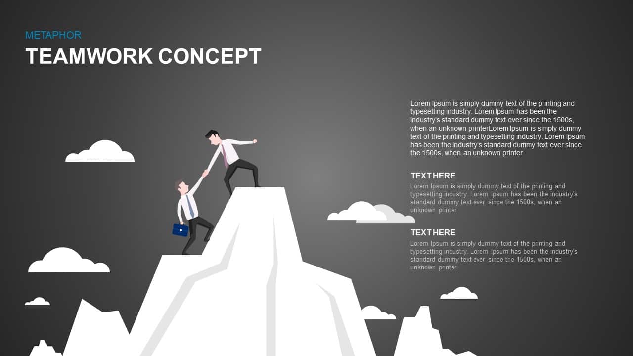 Teamwork Concept Metaphor PowerPoint and Keynote