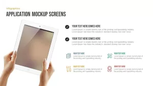 Application Mockup Screens Free PowerPoint Template