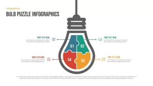 bulb-puzzle-infographics-free-powerpoint-template | Download free PowerPoint templates