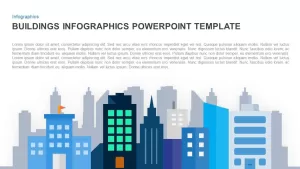 Infographics building PowerPoint template and Keynote