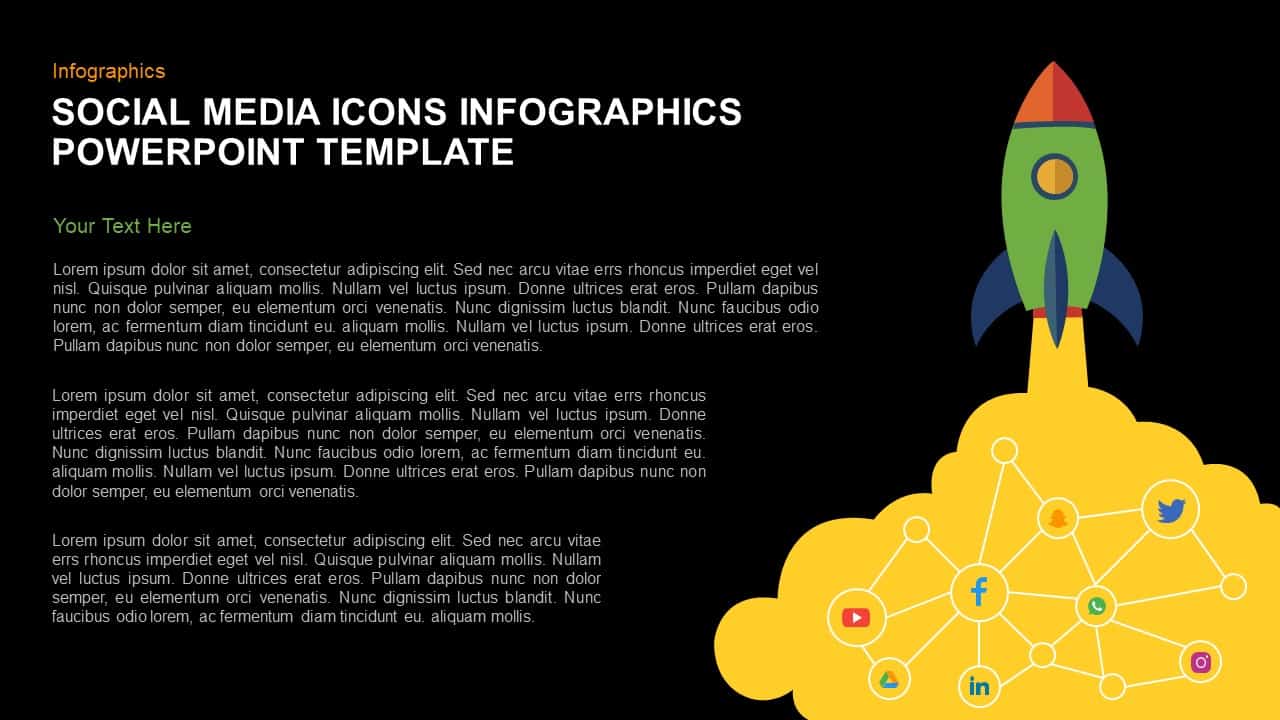 Social Media Icons for PowerPoint Infographics Presentation