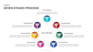 7 Stage Process Circular Diagram PowerPoint Template