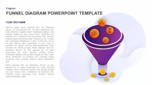 Funnel Diagram PowerPoint Template and Keynote Slide